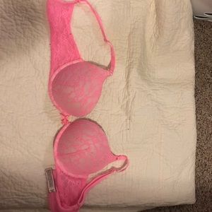 Pink lace bra 36c push up